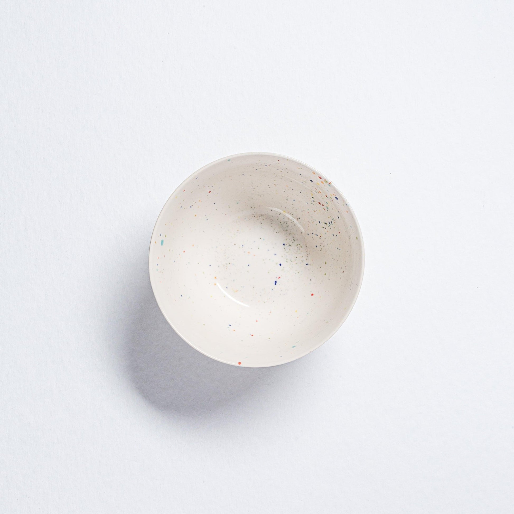 Set of 6 White Bowls 6.3" stoneware ceramic — Party Collection - mosswell.us