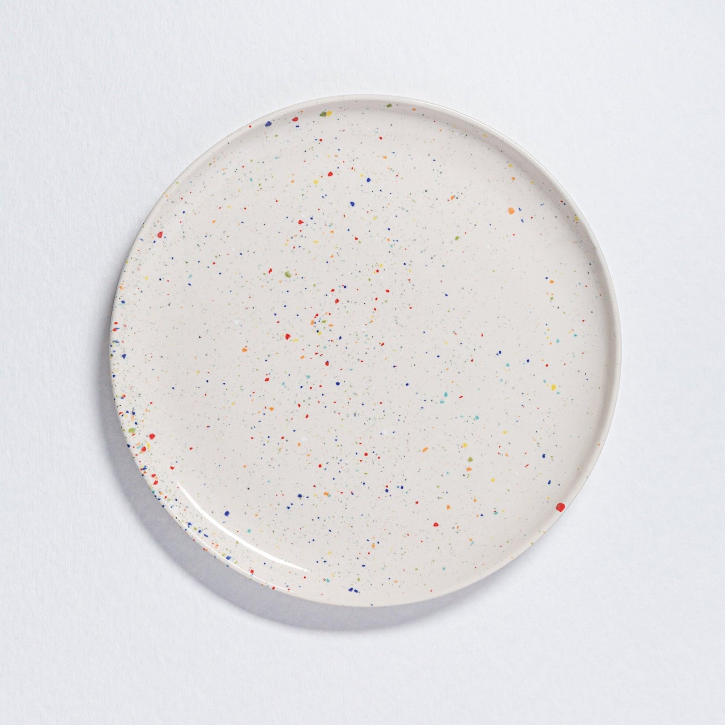 Set of 6 White Dinner Plates 11" stoneware ceramic — Party Collection - mosswell.us