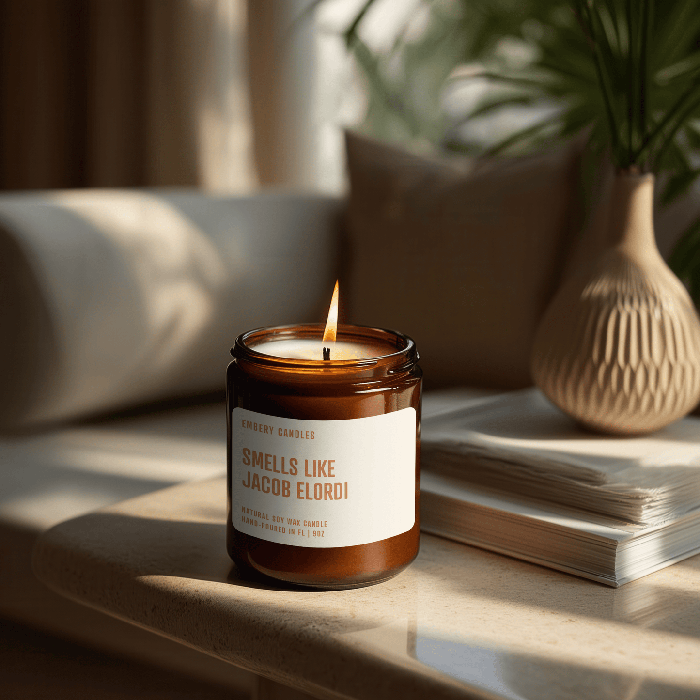 Smells Like Jacob Elordi | Soy Wax Scented Candle - Cat Rodeo