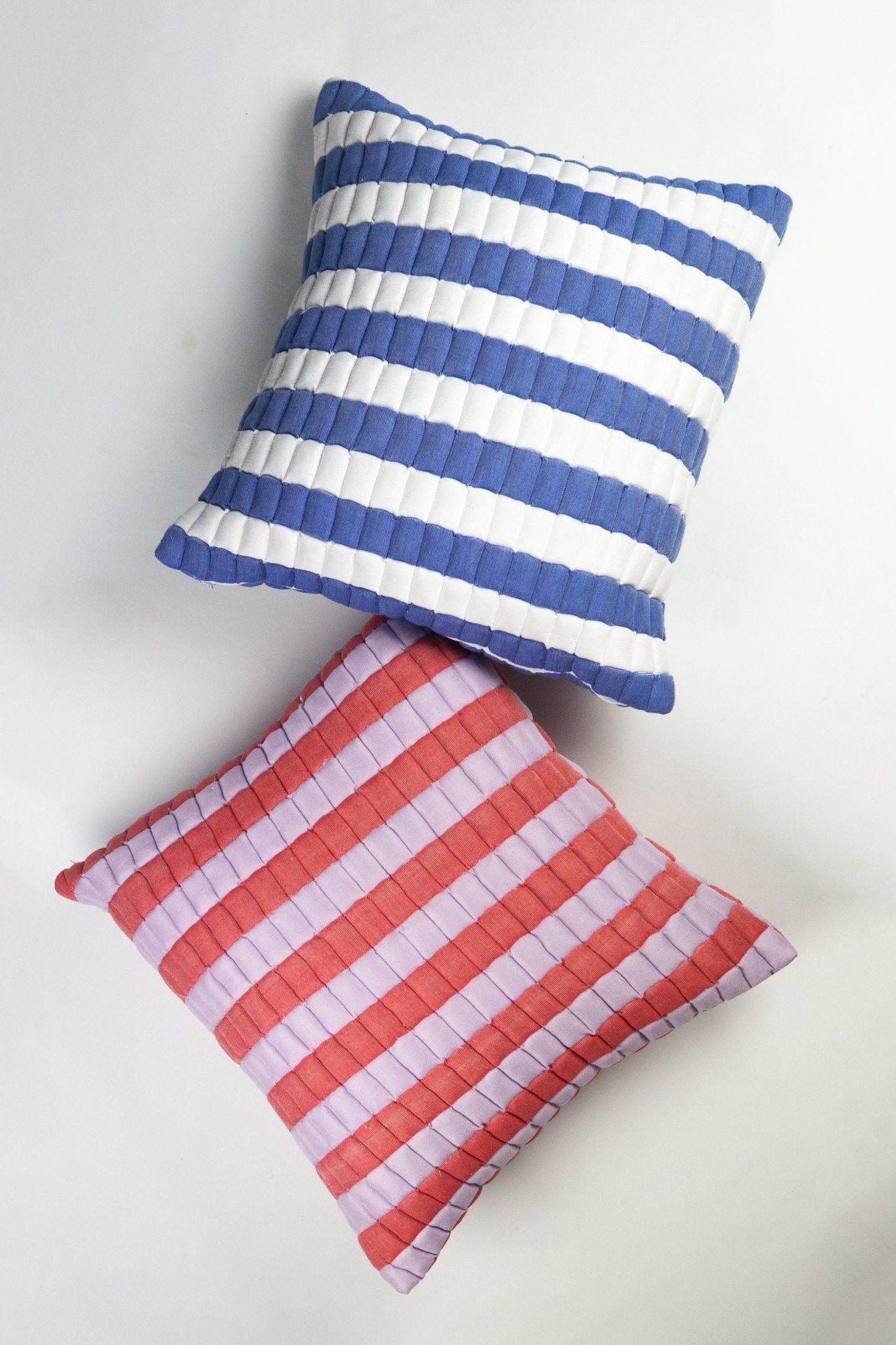 Sujani Quilted Pillow — Blue and White - mosswell.us