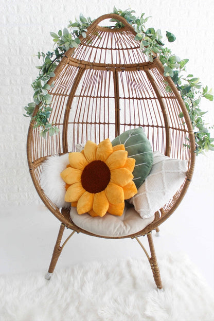 Sunflower Pillow - Golden Yellow - mosswell.us