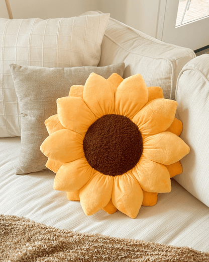 Sunflower Pillow - Golden Yellow - mosswell.us