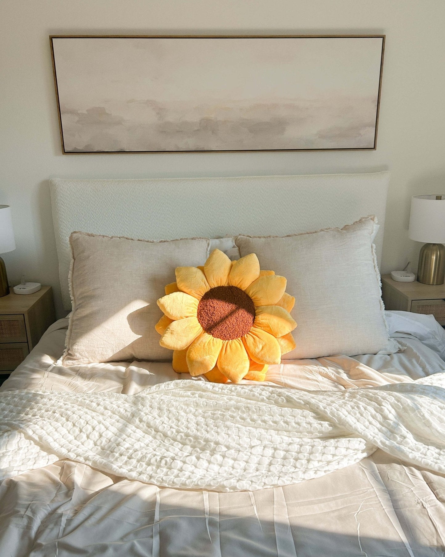 Sunflower Pillow - Golden Yellow - mosswell.us