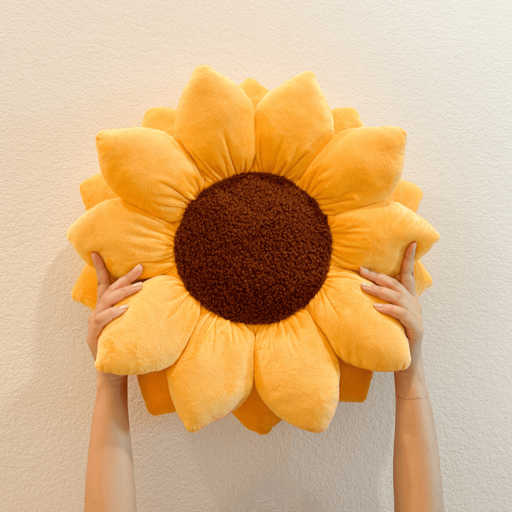 Sunflower Pillow - Golden Yellow - mosswell.us