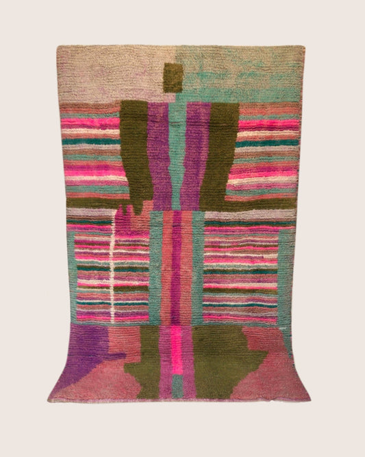 Tazult Berber Rug – Moroccan Wool Art - Cat Rodeo