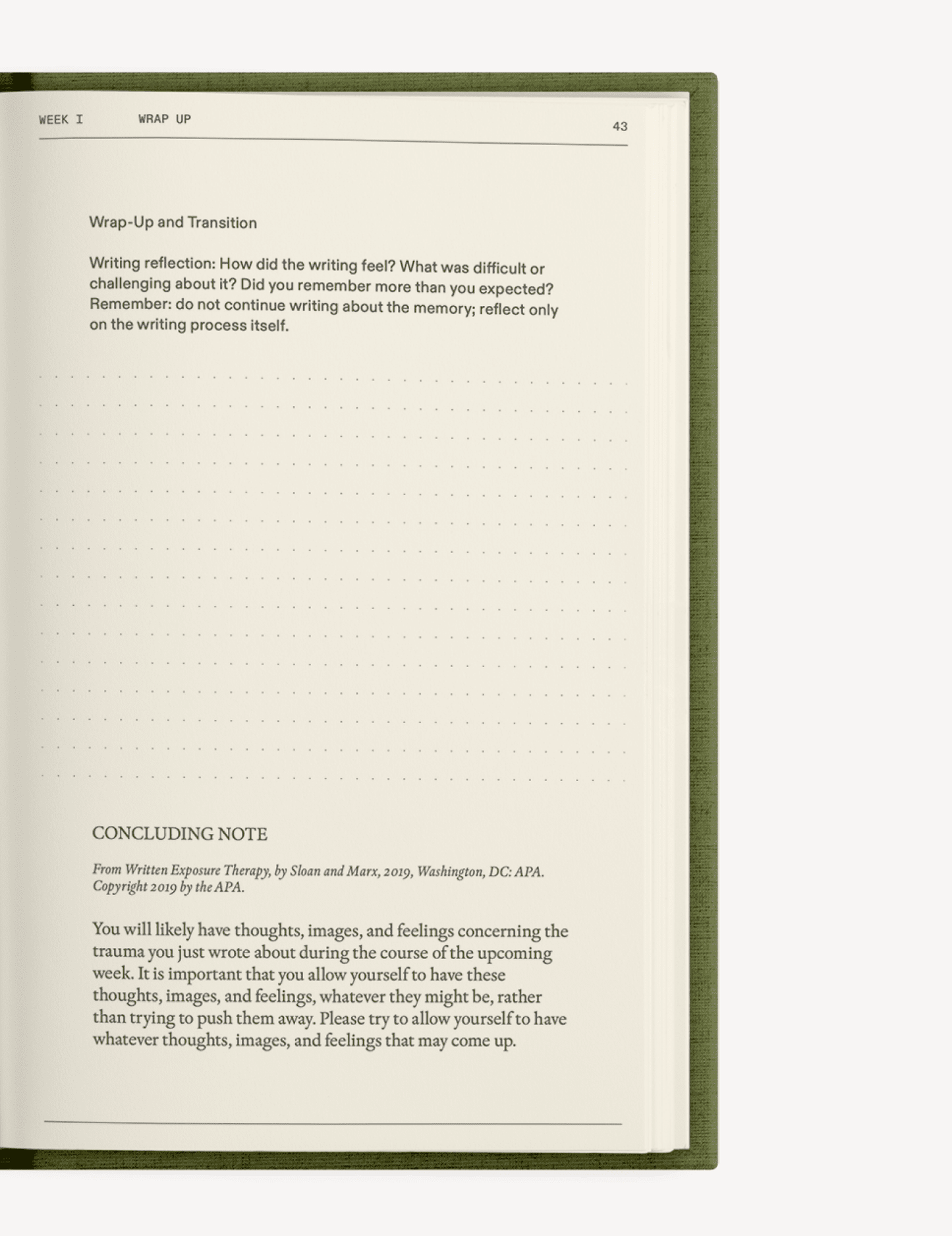 The After - Trauma Notebook - mosswell.us