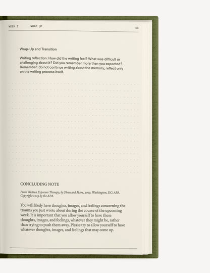 The After - Trauma Notebook - mosswell.us