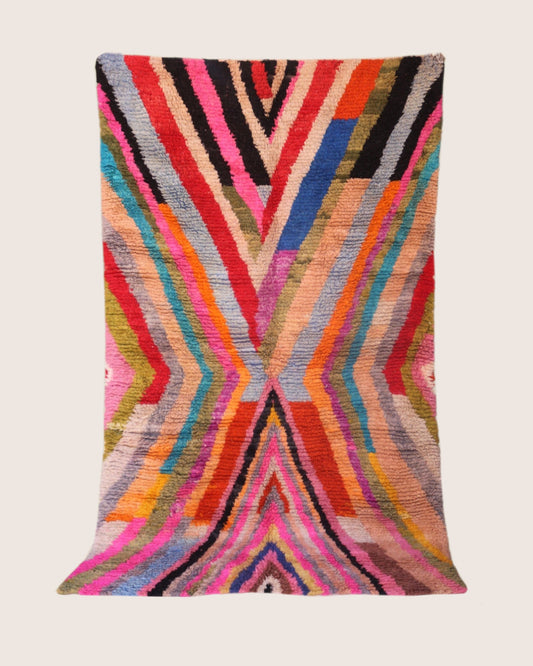 The Anir Rug – Handmade Moroccan Wool - Cat Rodeo