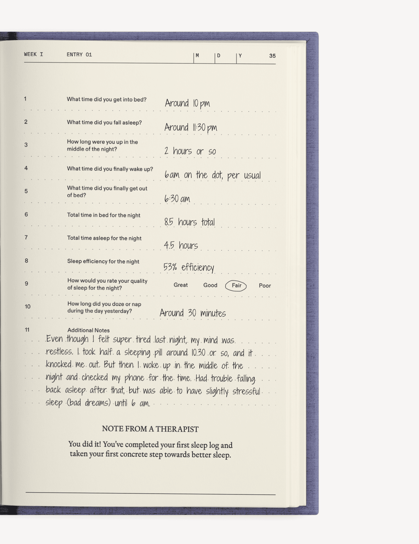 The Anti - Insomnia Notebook - mosswell.us