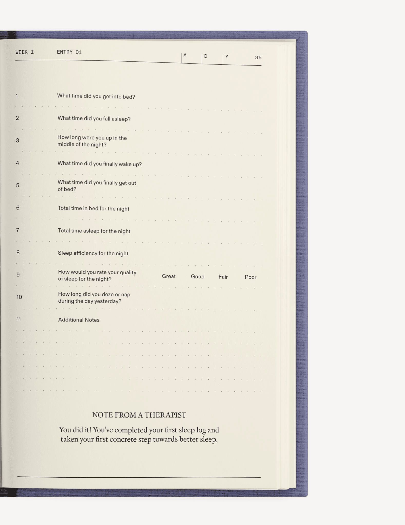 The Anti - Insomnia Notebook - mosswell.us