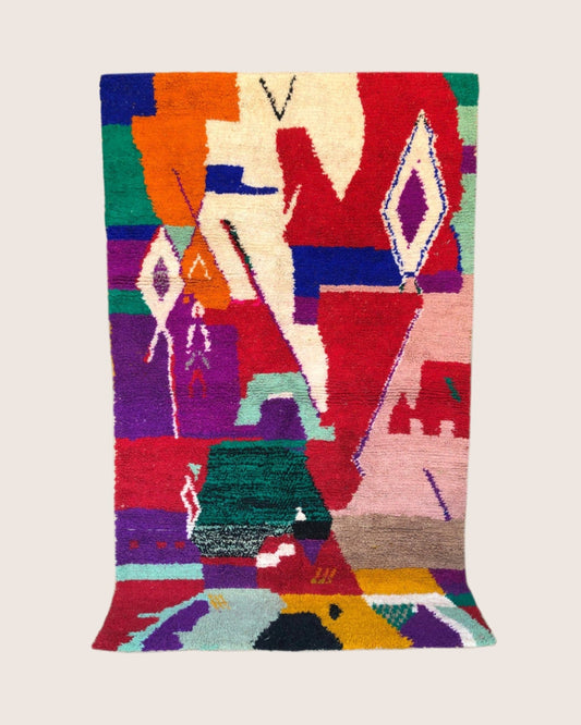 The Asalas Rug - Handwoven Moroccan Wool - Cat Rodeo