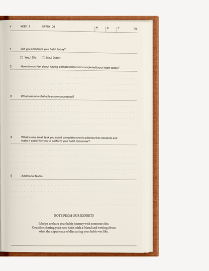 The Build - a - Habit Guide - mosswell.us