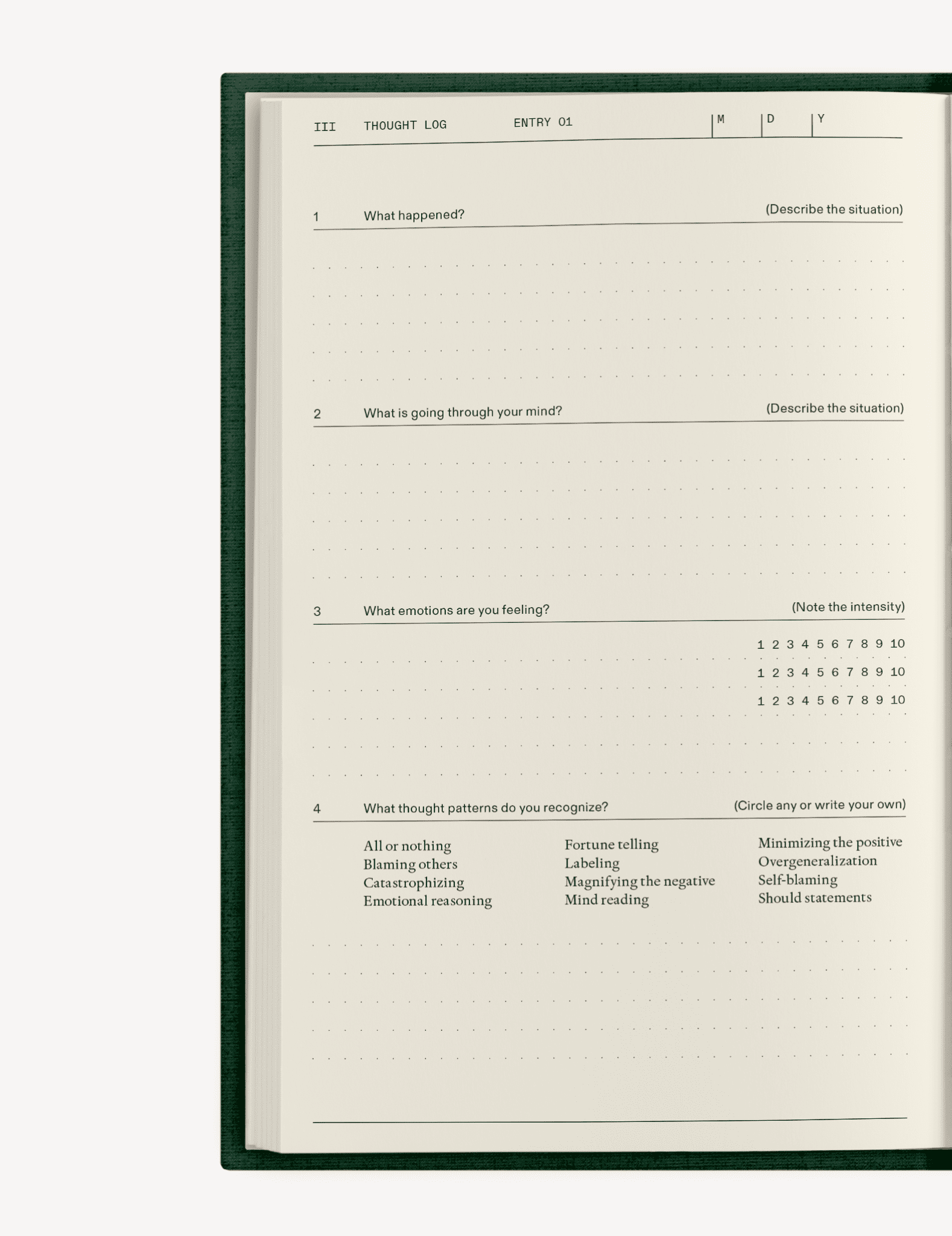 The Field Guide for Depression - mosswell.us