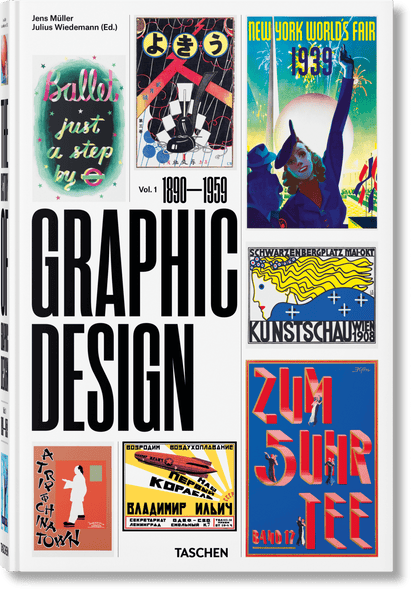 The History of Graphic Design. Vol. 1. 1890–1959 (German, French, English) - mosswell.us