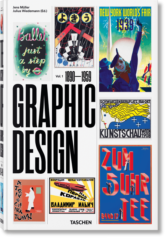 The History of Graphic Design. Vol. 1. 1890–1959 (German, French, English) - mosswell.us