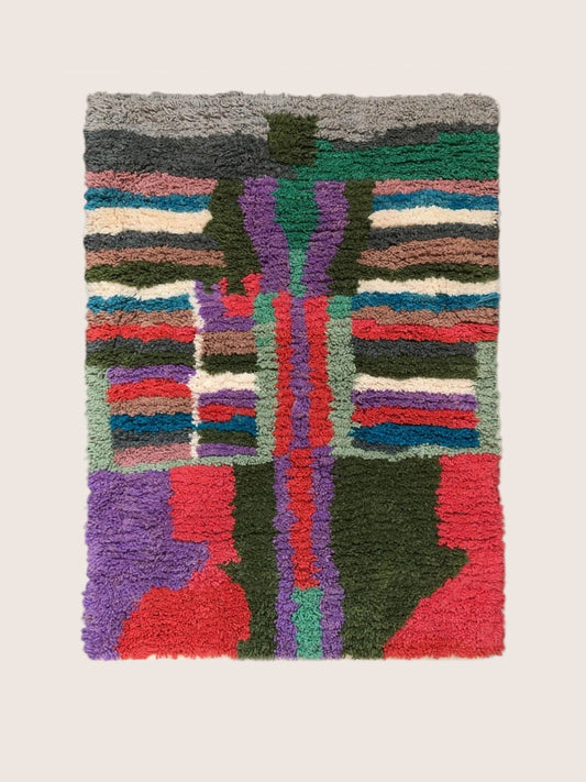 The Nadia Rug - Handwoven Moroccan Wool - Cat Rodeo
