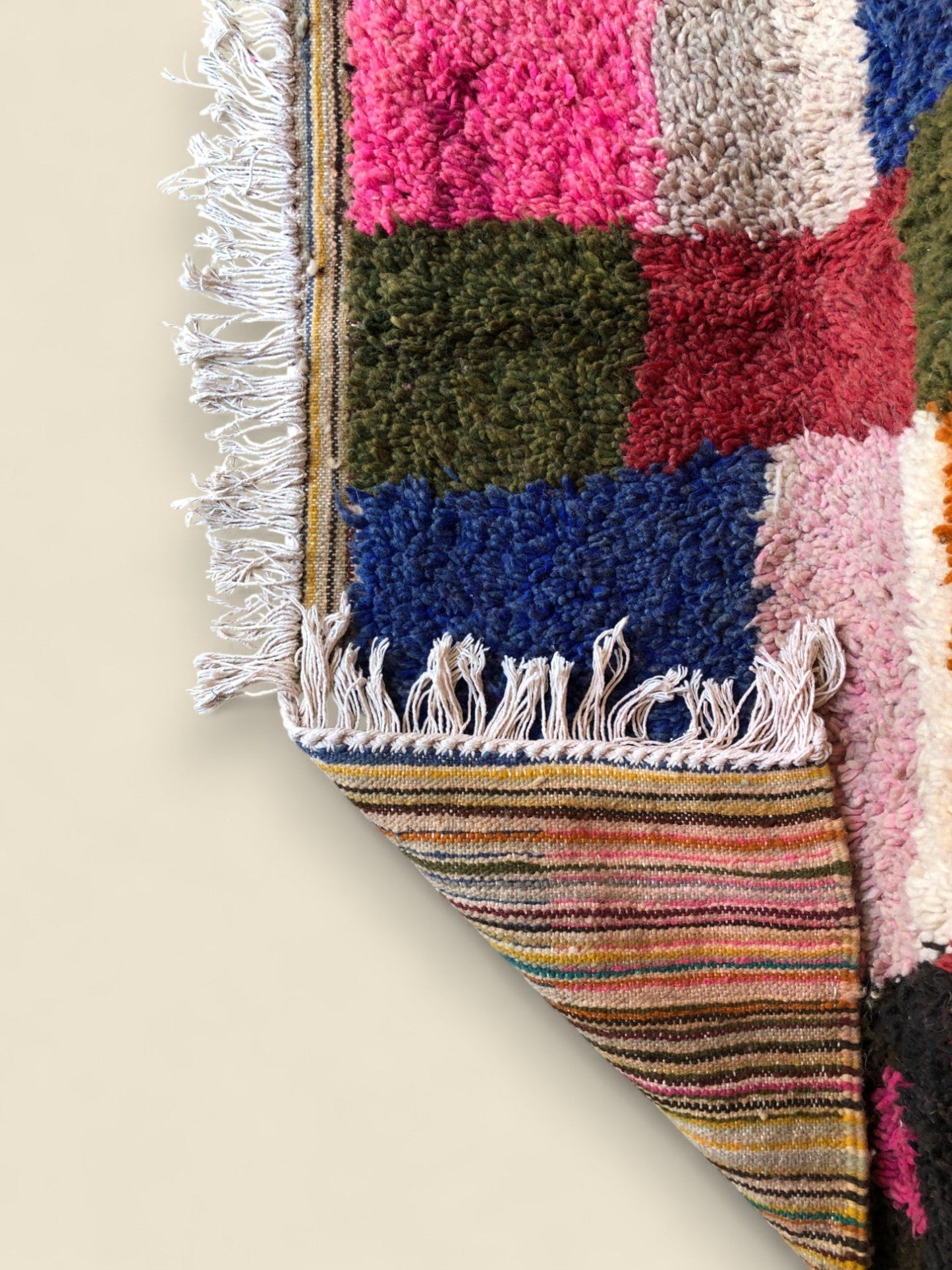 The Tassadit Rug - Handwoven Moroccan Wool - Cat Rodeo