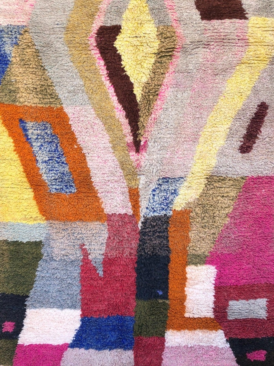 The Tassadit Rug - Handwoven Moroccan Wool - Cat Rodeo