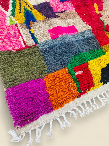 The Tawenza Rug – Handwoven Moroccan Wool - Cat Rodeo
