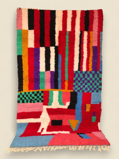 The Timlilit Rug - Handwoven Moroccan Wool - Cat Rodeo