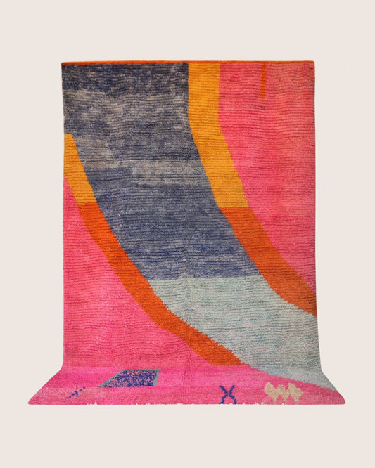 The Zafira Rug – Handwoven Moroccan Wool - Cat Rodeo