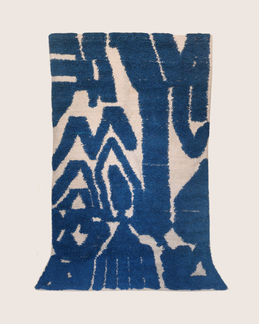 The Ziriya Rug – Handwoven Moroccan Wool - Cat Rodeo