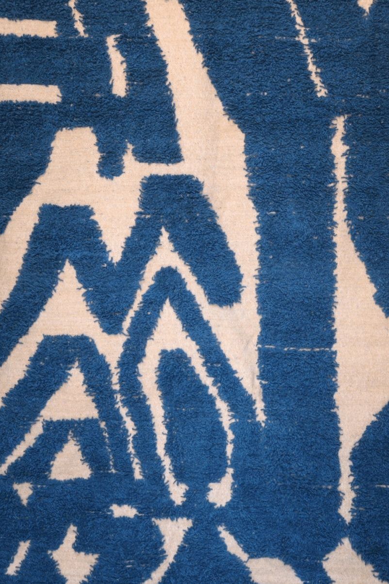 The Ziriya Rug – Handwoven Moroccan Wool - Cat Rodeo