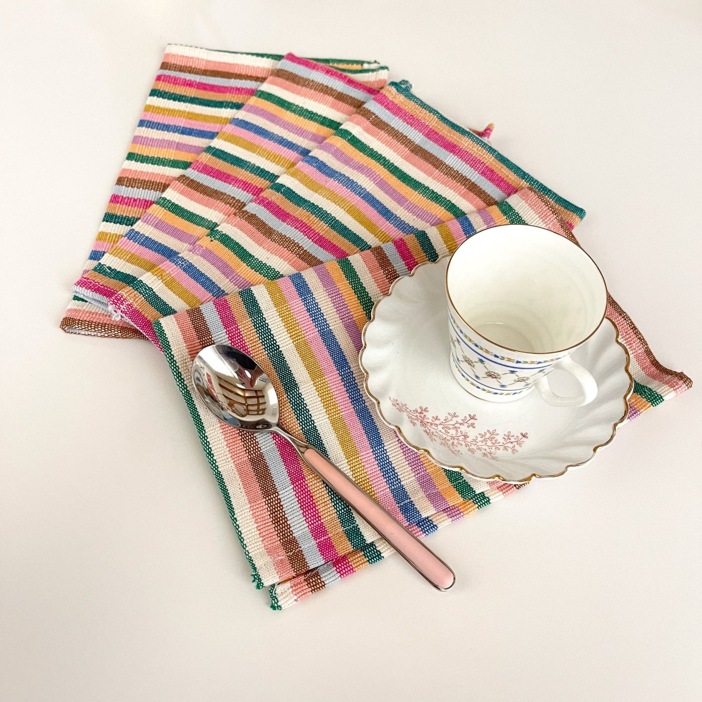 Valentina Rainbow Cocktail Napkin Set of 4 - mosswell.us