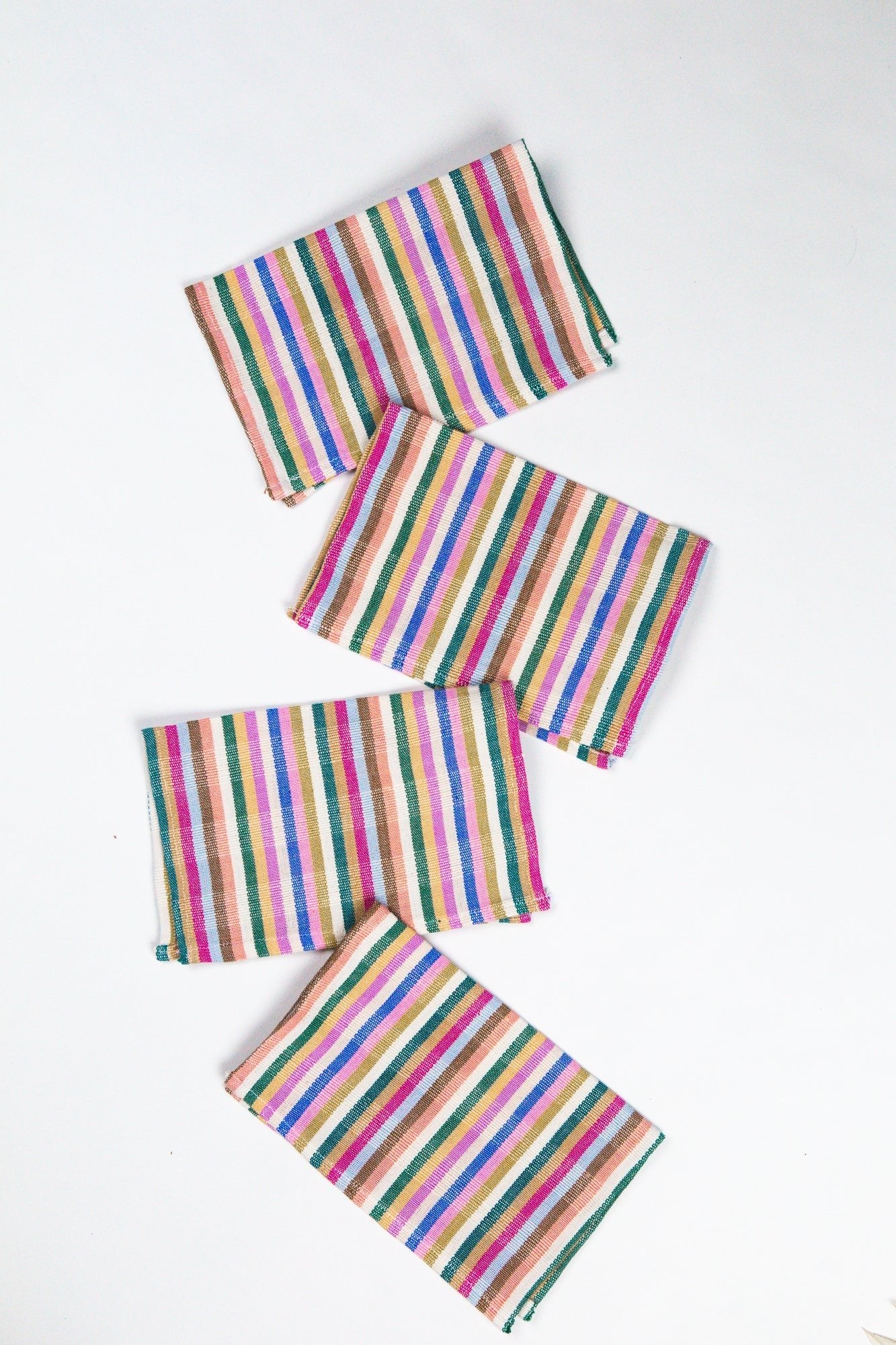 Valentina Rainbow Cocktail Napkin Set of 4 - mosswell.us