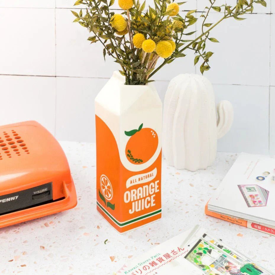 Vintage Orange Juice Vase - mosswell.us