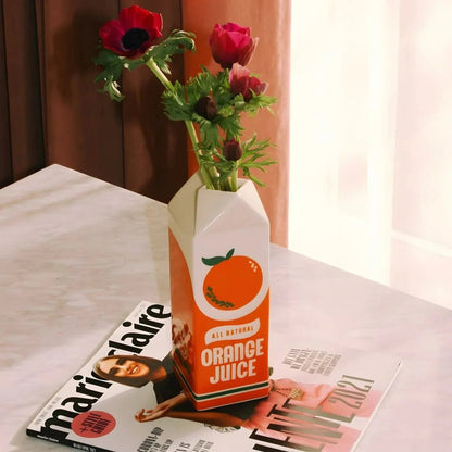Vintage Orange Juice Vase - mosswell.us