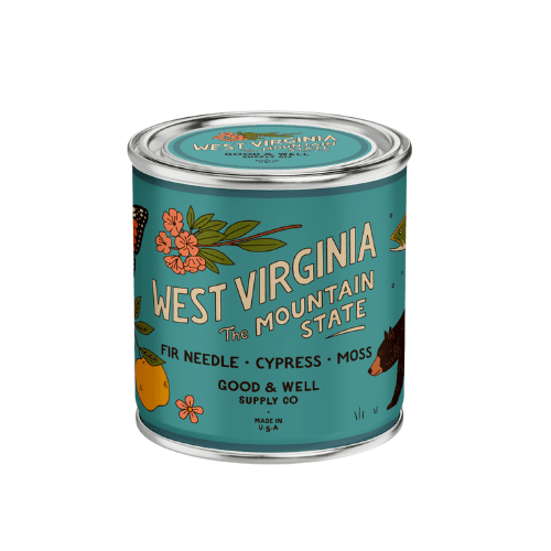 West Virginia State Candle - mosswell.us