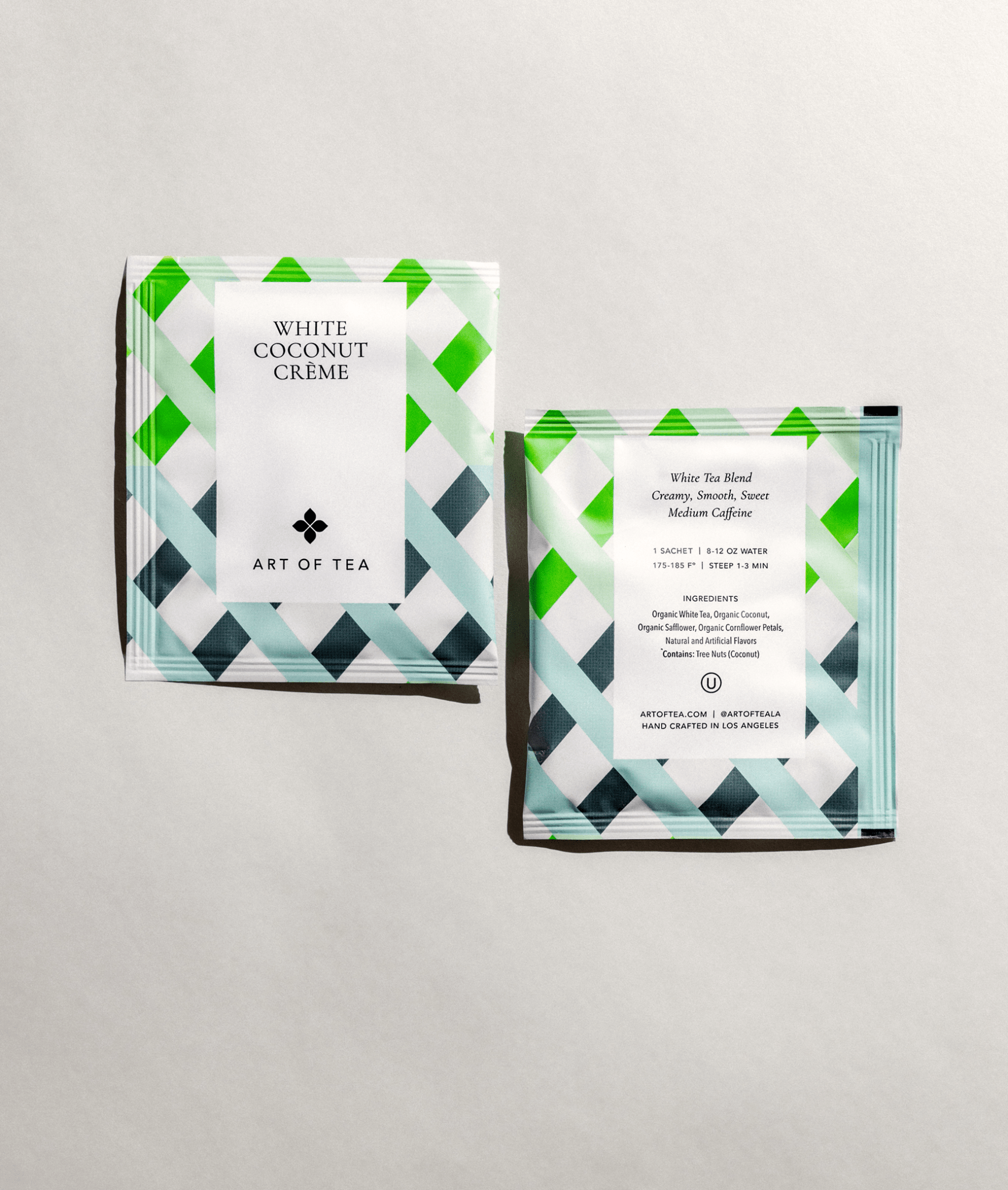 White Coconut Crème Eco Teabag Sachets - mosswell.us
