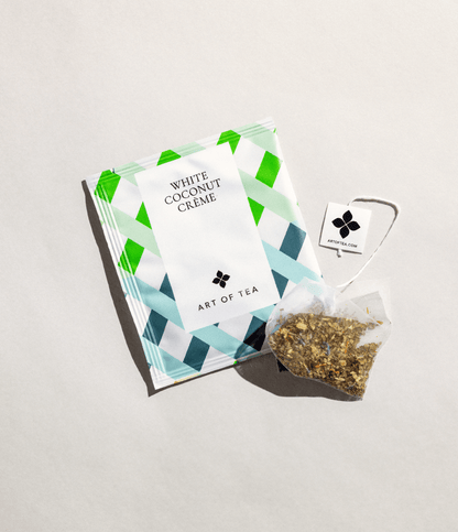 White Coconut Crème Eco Teabag Sachets - mosswell.us