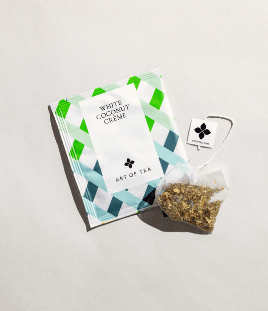 White Coconut Crème Eco Teabag Sachets - mosswell.us