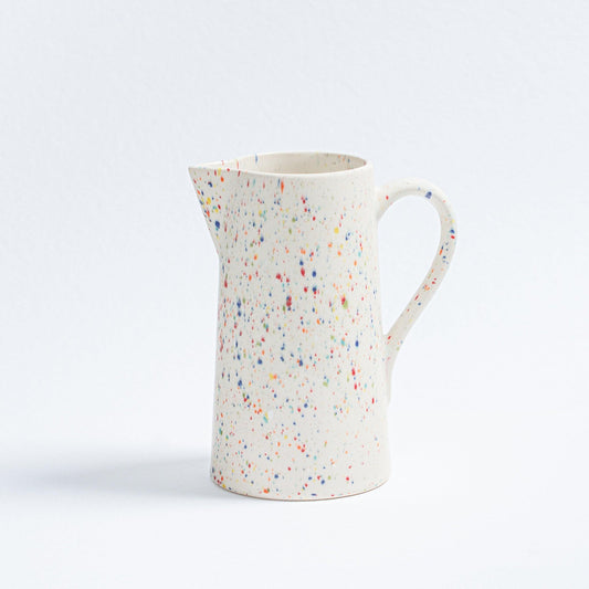 White Pitcher 51oz / 1.5L stoneware ceramic — Party Collection - mosswell.us