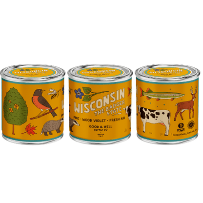 Wisconsin State Candle - mosswell.us